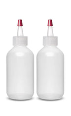 Ljdeals applicator bottles showcasing the removable red tip cap and the pre-cut precision spout.