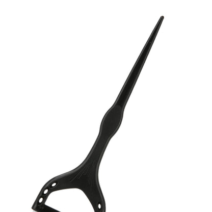 Ergonomic hair coloring tool set for precise root touch ups.