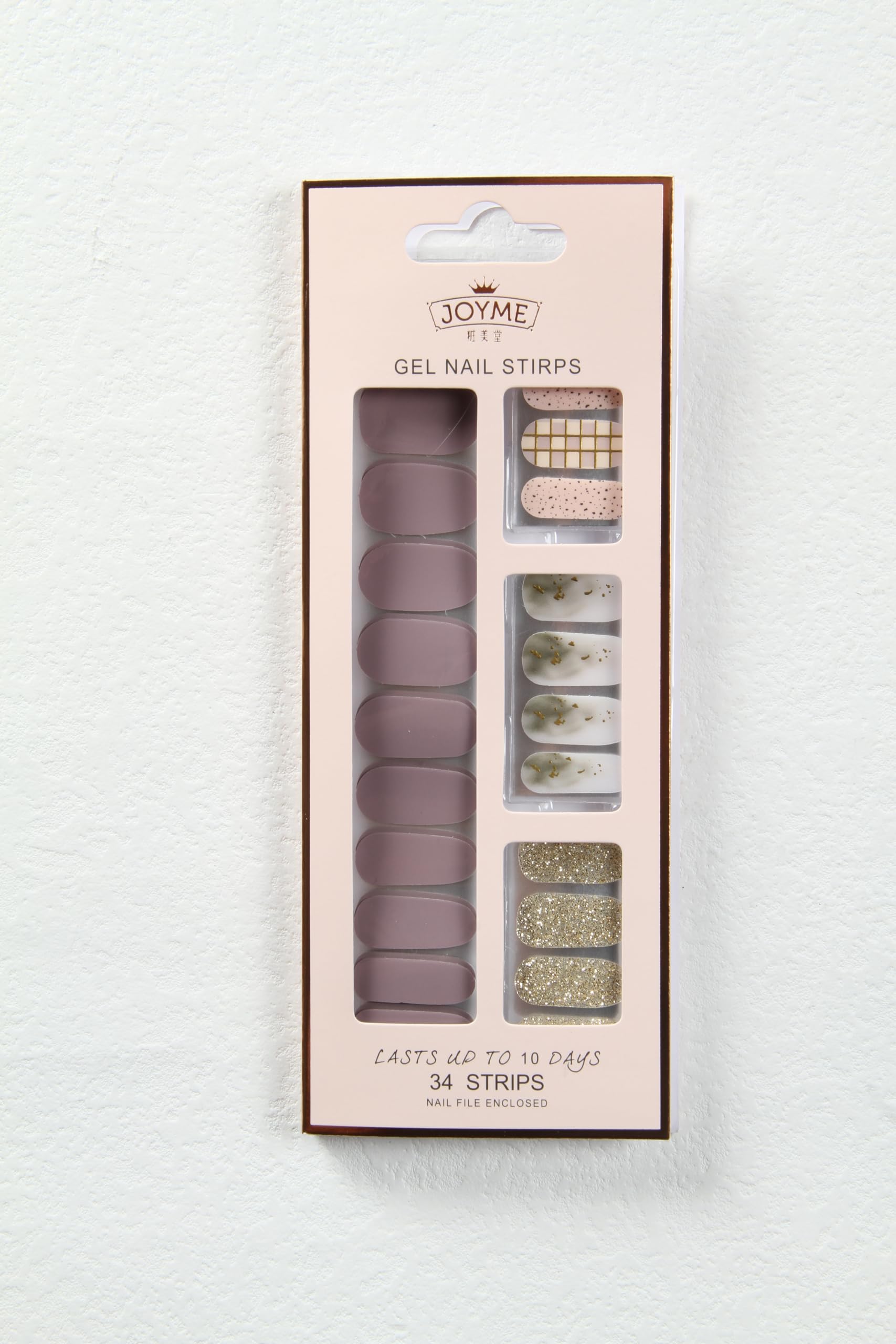 GoBudsGo nail strips kit including nail file