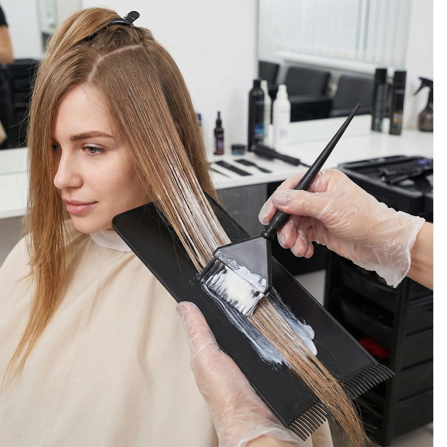 Hair coloring tools for home highlights and balayage