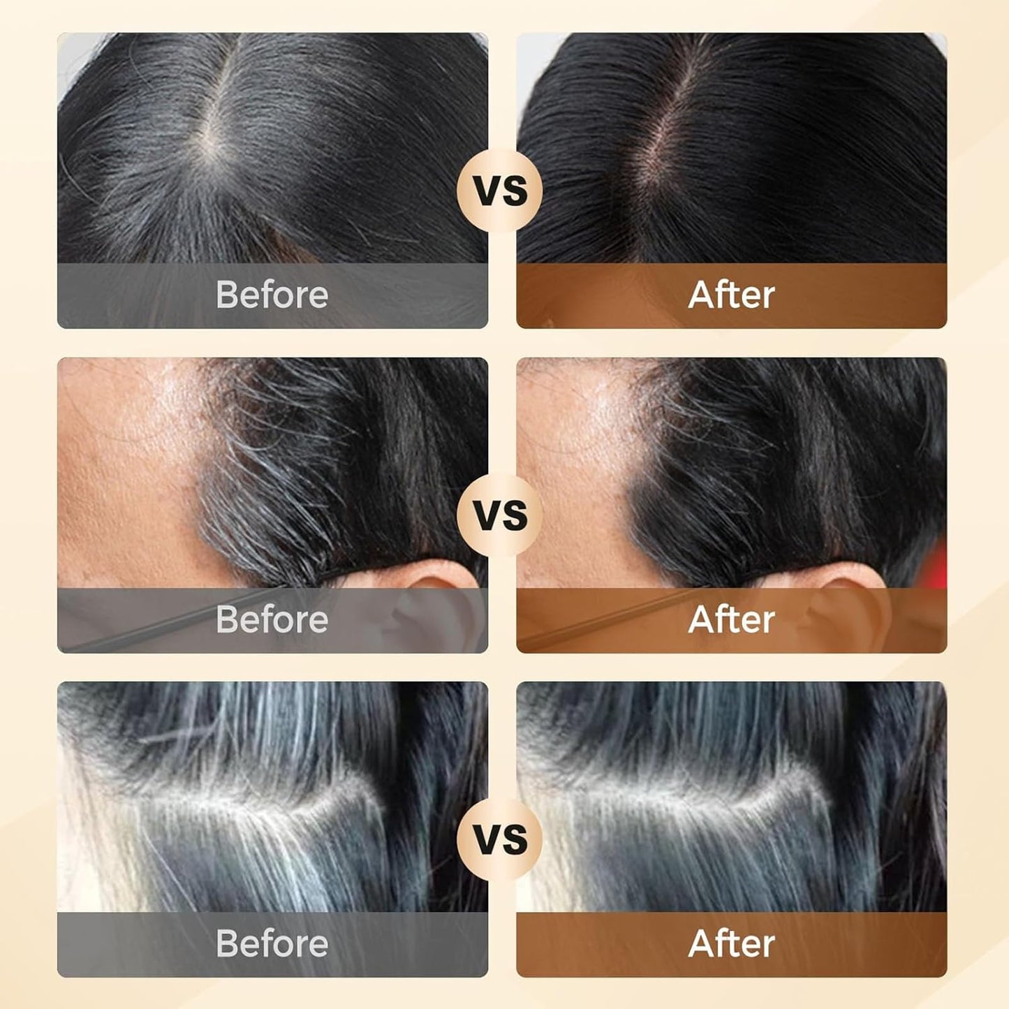 Generic coffee brown hair color stick for root coverage