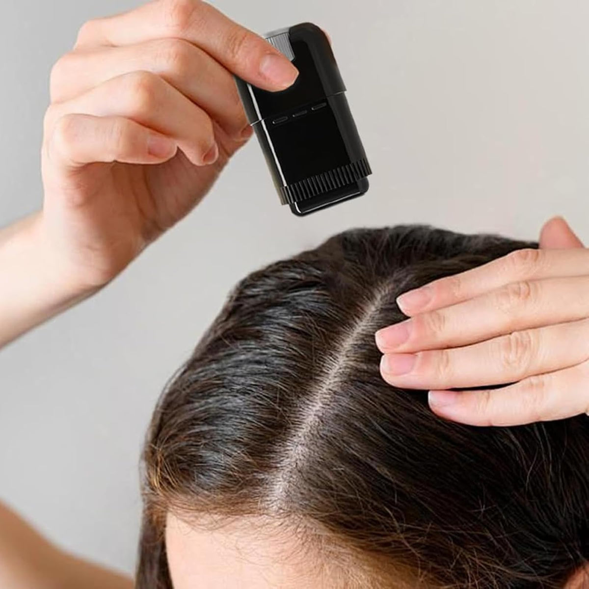 Generic hair color touch-up stick packaging and brush
