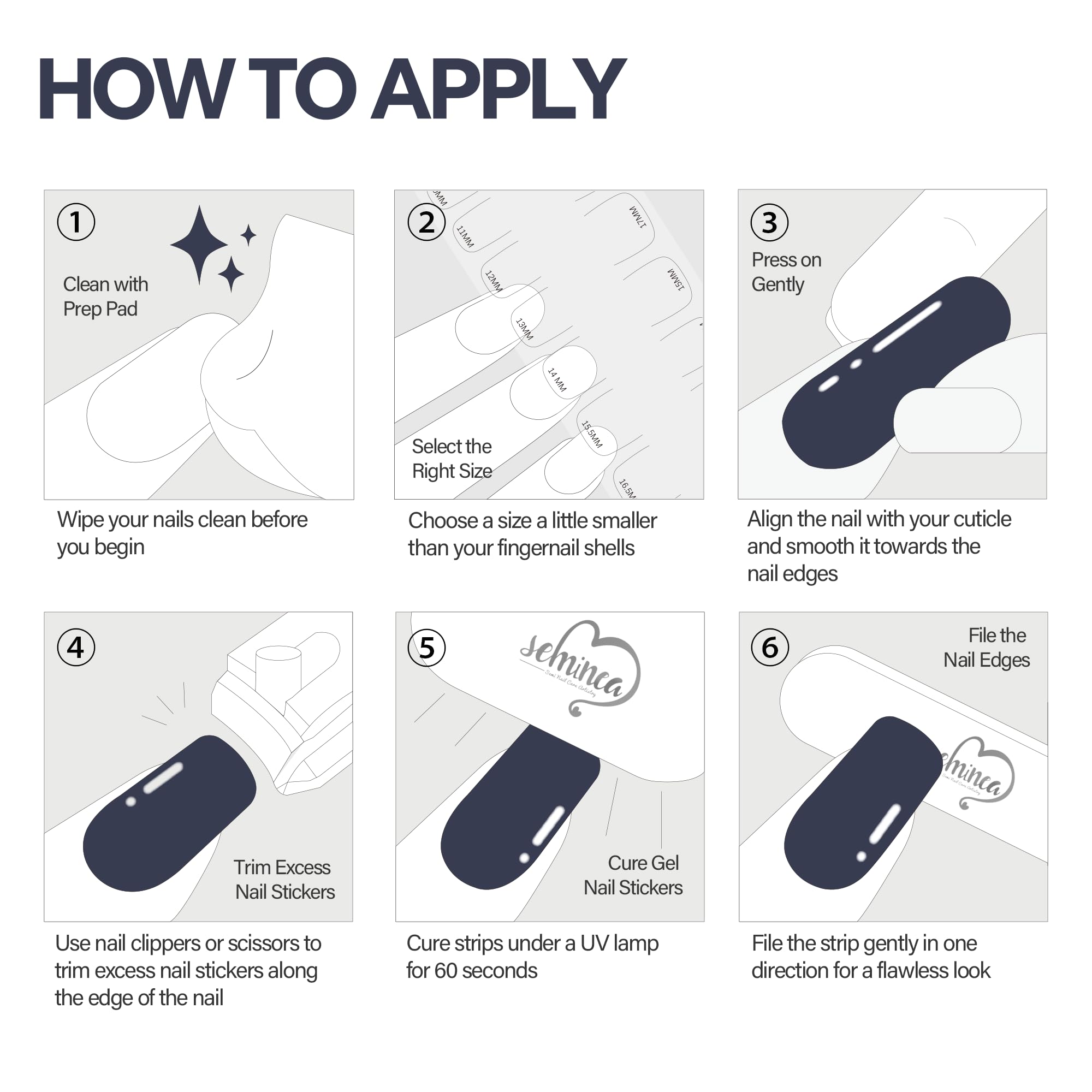 King Horse nail kit accessories including file and stick