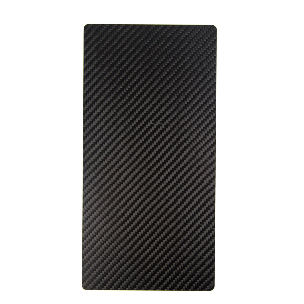 Close up of 5 inch by 10.25 inch carbon fiber coloring board texture