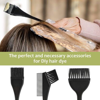 Black hair color brushes for DIY salon applications