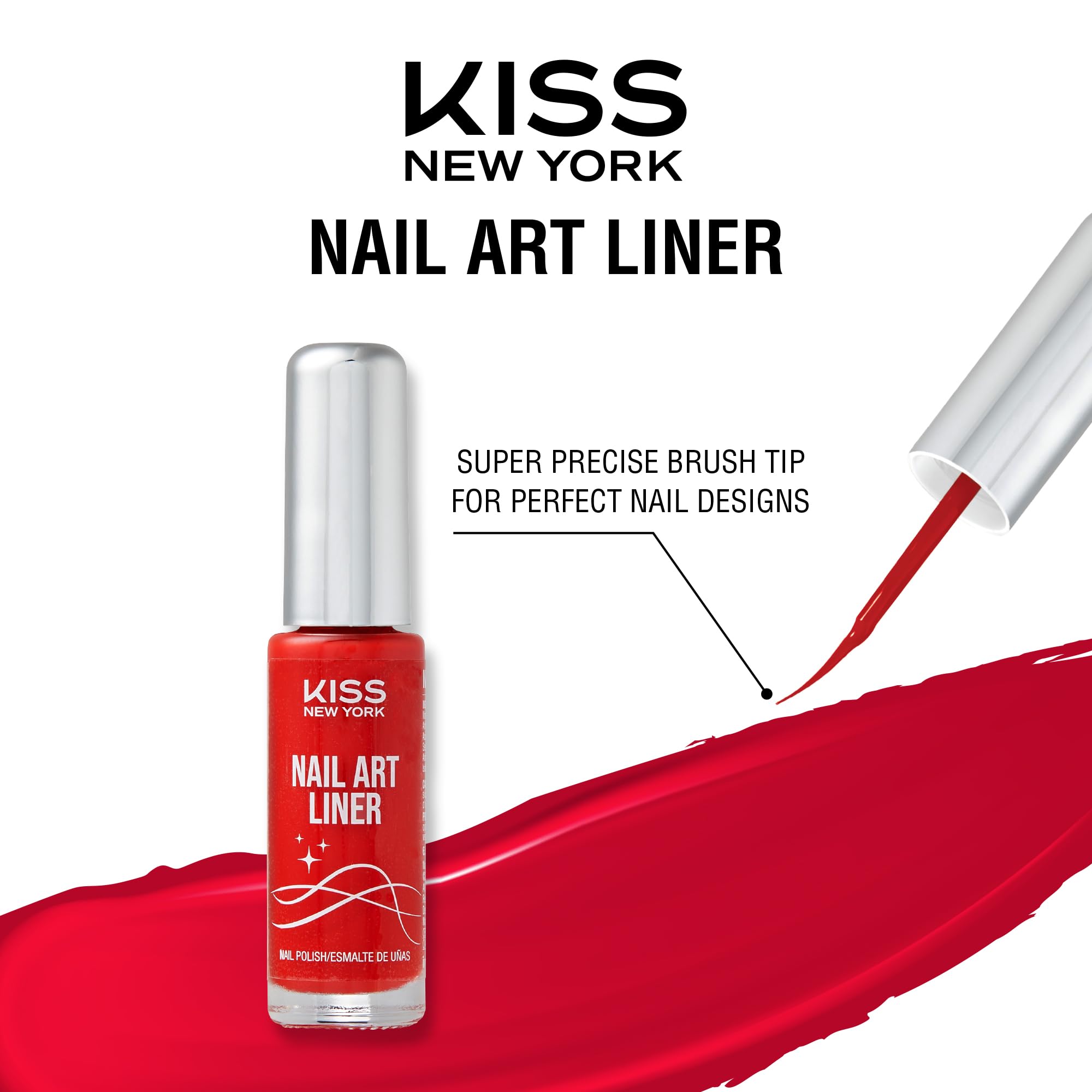 Top view of Kiss New York Nail Art Liner bottle