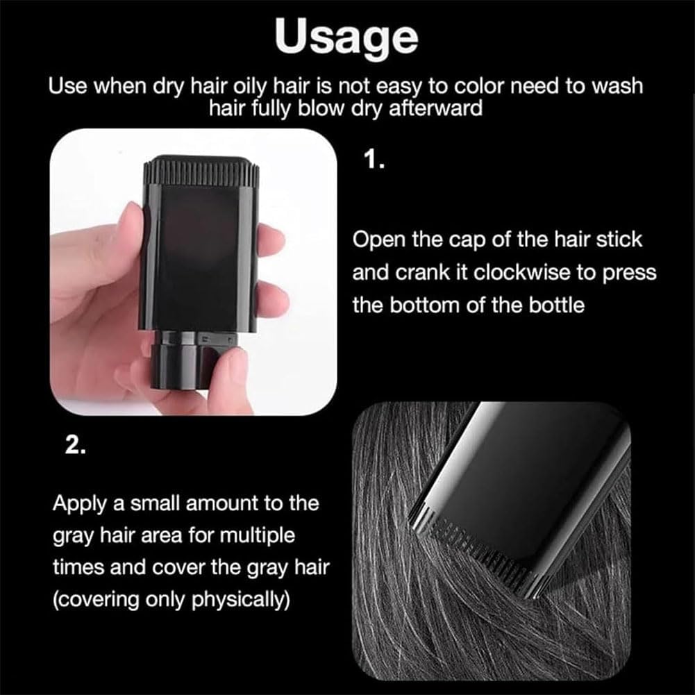 Close up of the 2-in-1 instant hair dye applicator tip