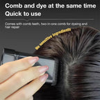 Side profile of the portable gray hair coverage comb