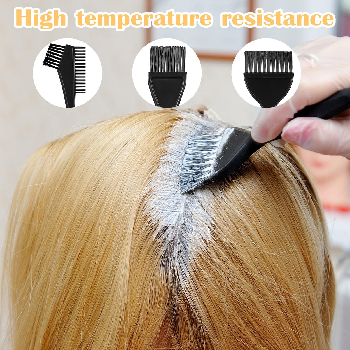 Professional hair dye application kit contents overview