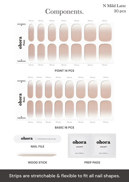 Authentic Ohora USA imported nail kit box