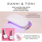 Danni & Toni waterproof gel nail stickers sheet layout