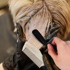Professional hair salon tools for even color distribution