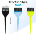 Close up of stiff nylon bristles on Aternal hair applicator brush