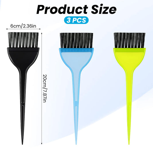 Close up of stiff nylon bristles on Aternal hair applicator brush