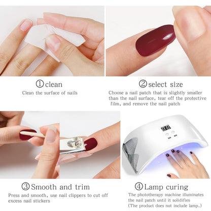 Application result of Jmeowio UV gel nail art design