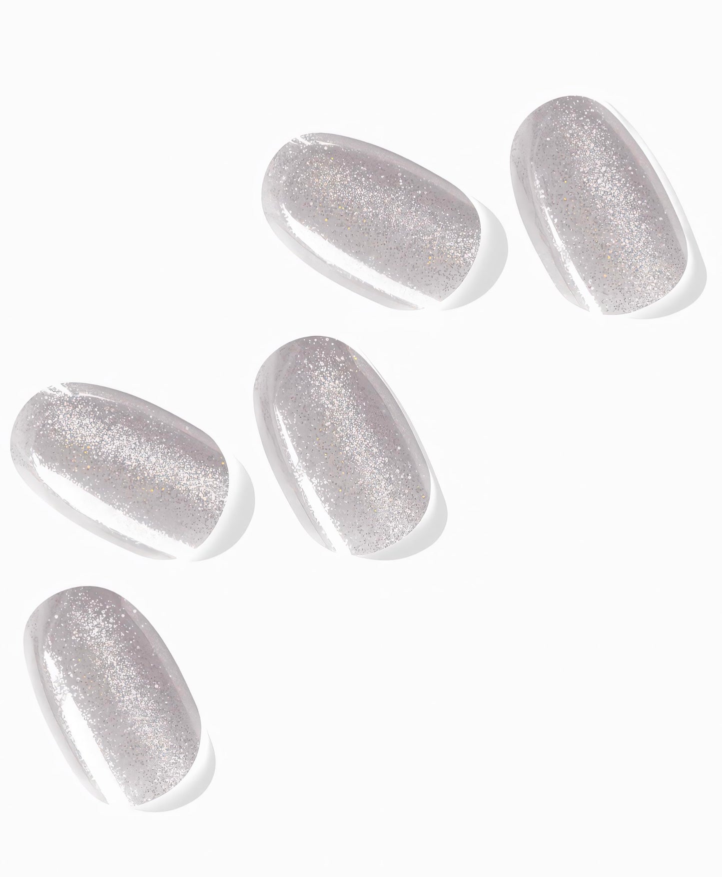 Nova Nails Chinchilla gel strips showing mauve cat-eye texture