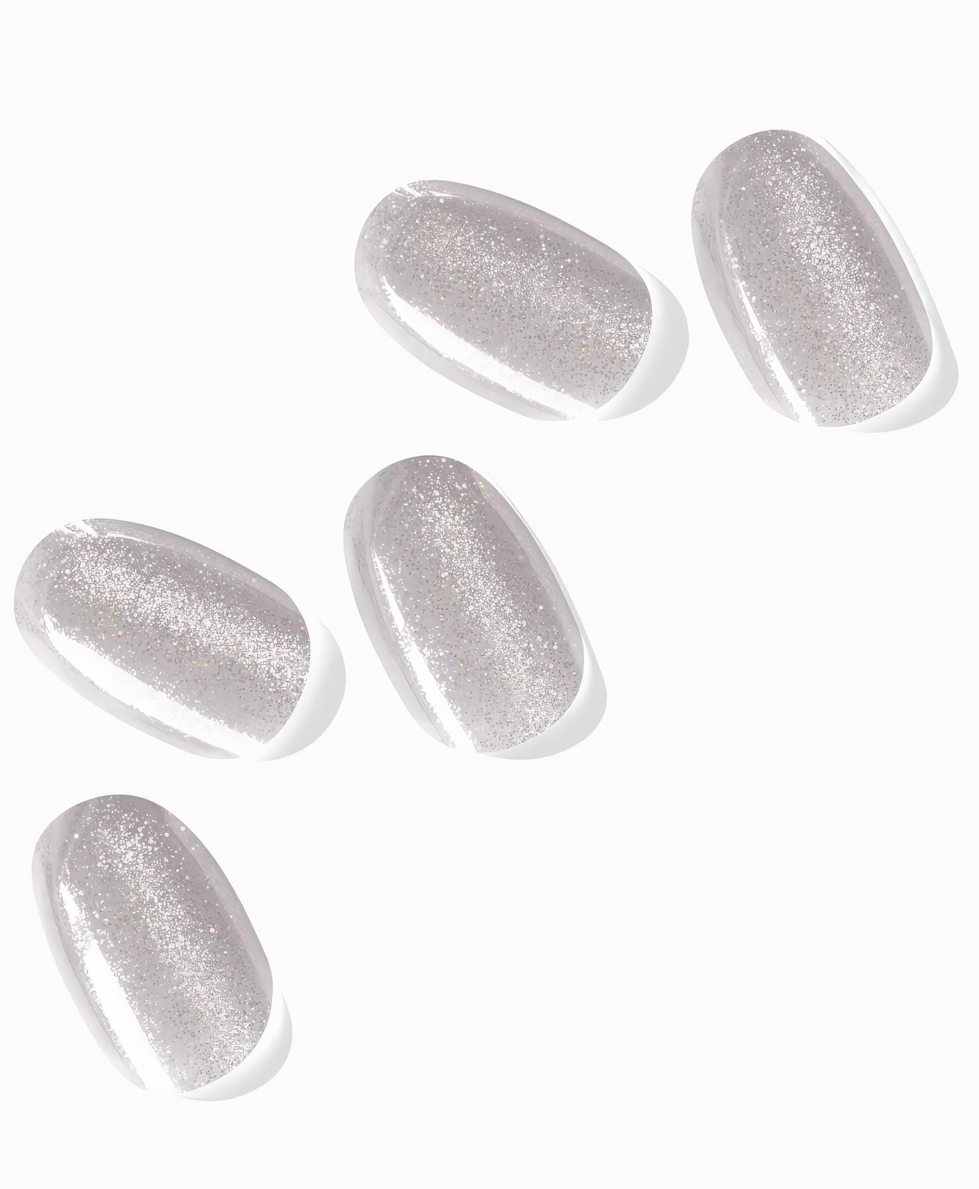 Nova Nails Chinchilla gel strips showing mauve cat-eye texture