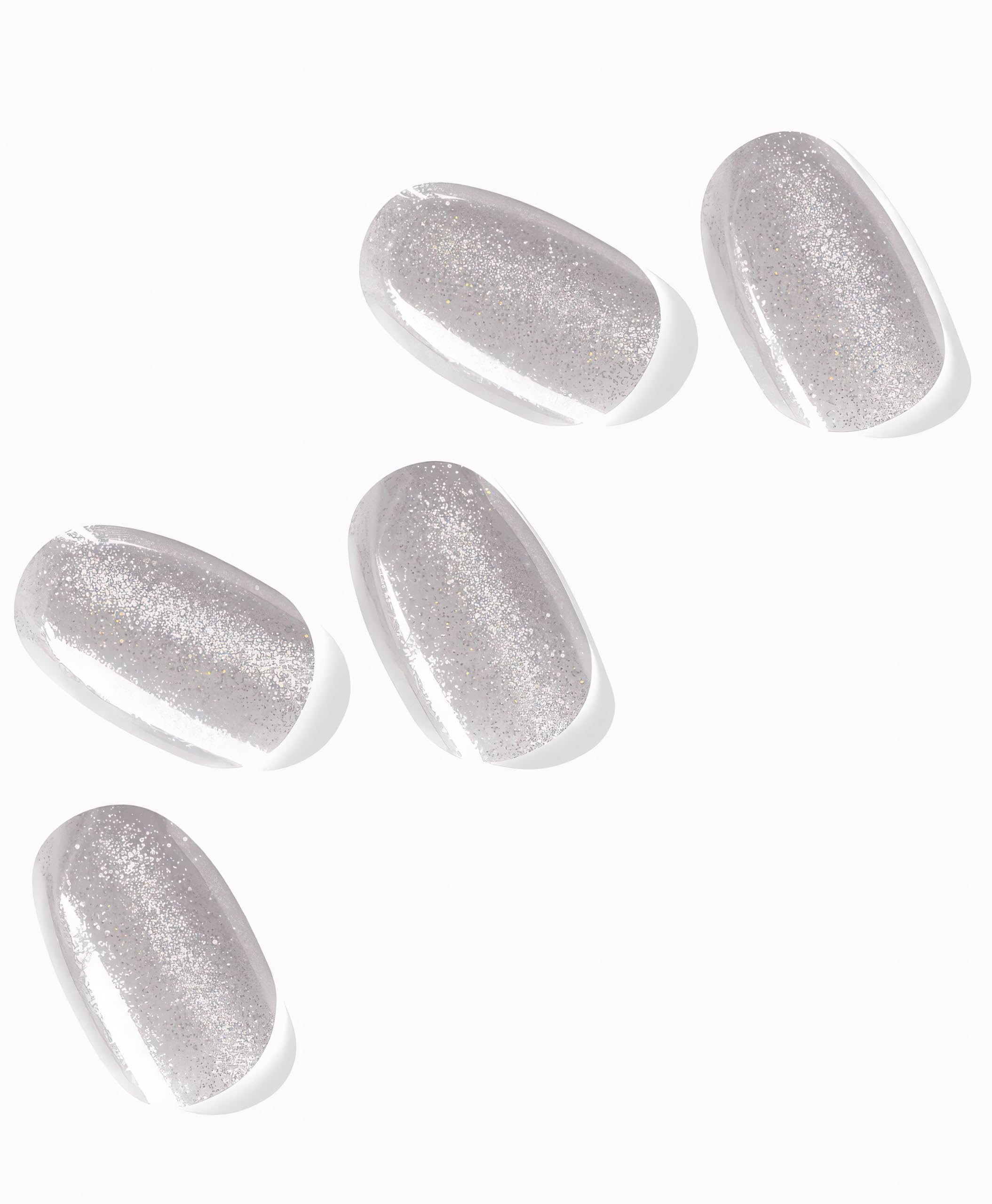 Nova Nails Chinchilla gel strips showing mauve cat-eye texture