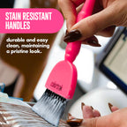 Professional stylist holding Colortrak electric hair color brush