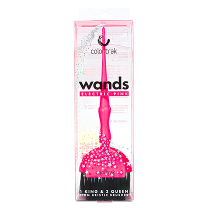 Colortrak Electric Wands 3-pack packaging and brush sizes