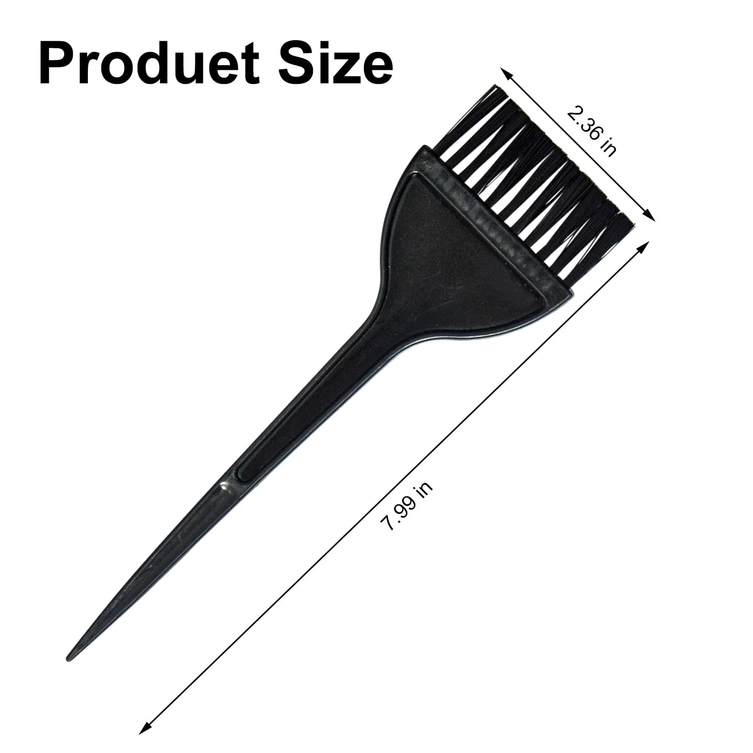 Sturdy bristles on Nyamah Sales hair coloring brush