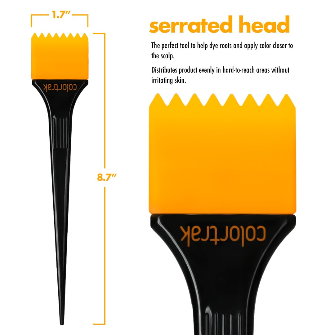 Colortrak professional silicone hair coloring brushes