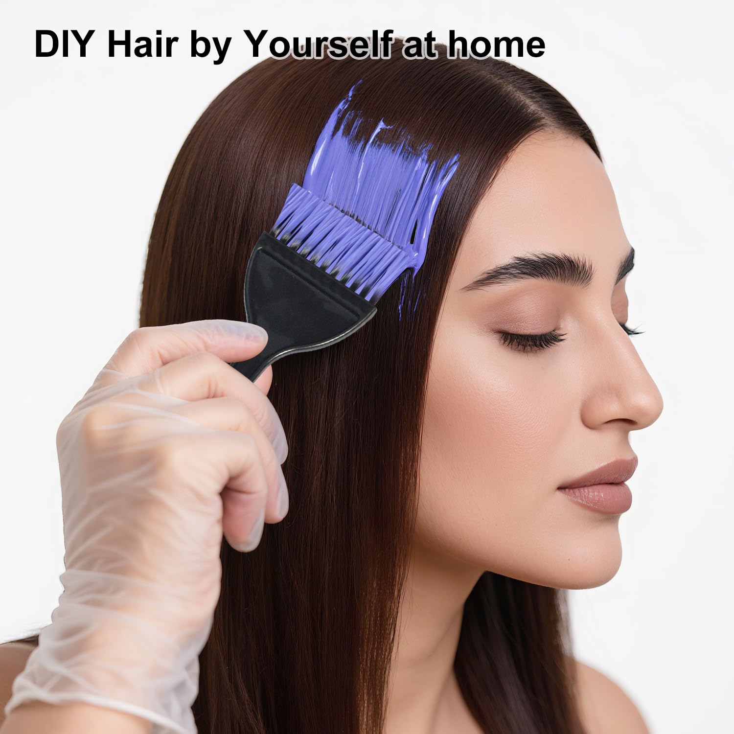 Nyamah Sales hair dye brushes side by side view