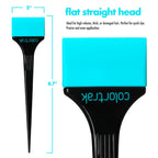 Colortrak angled hair brushes for precision highlights