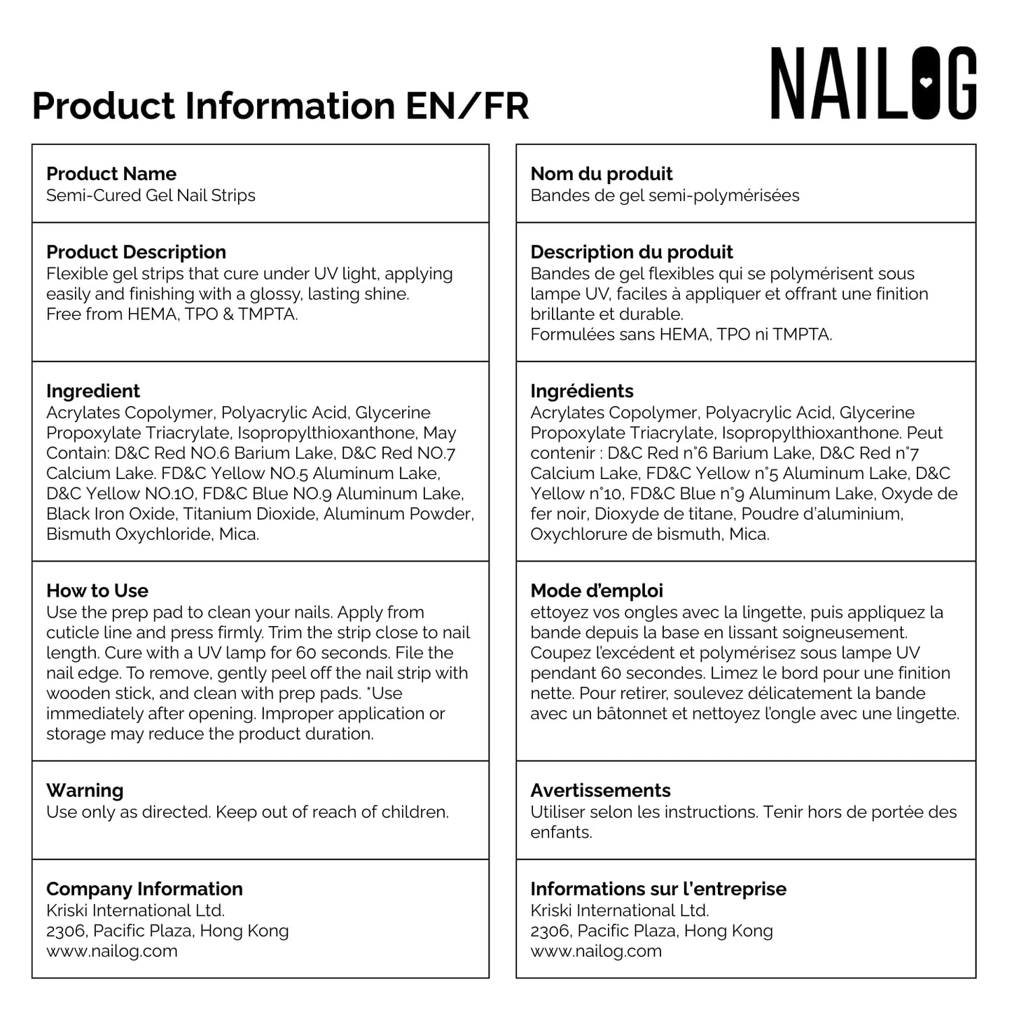 High gloss finish of Nailog gel nails on fingers