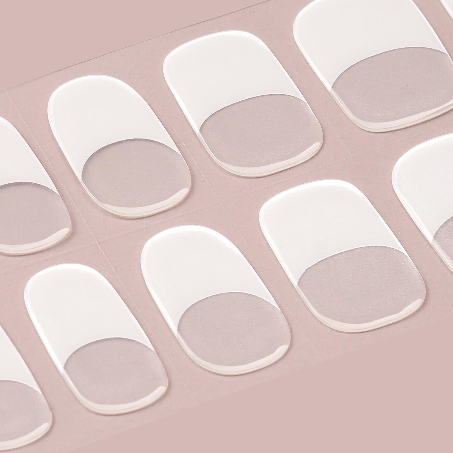 Danni & Toni nail strips showing various sizes for fit