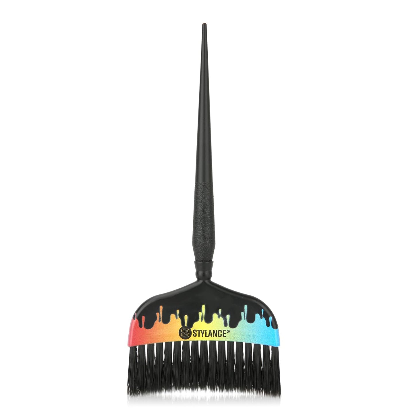 Ergonomic hair coloring brush set for salon and home use