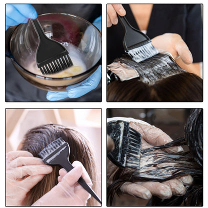 Bremorou hair color applicator set with sharp tail comb