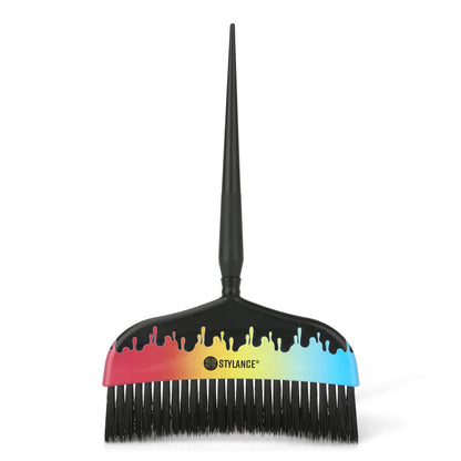 Three piece hair dye applicator brush kit packaging