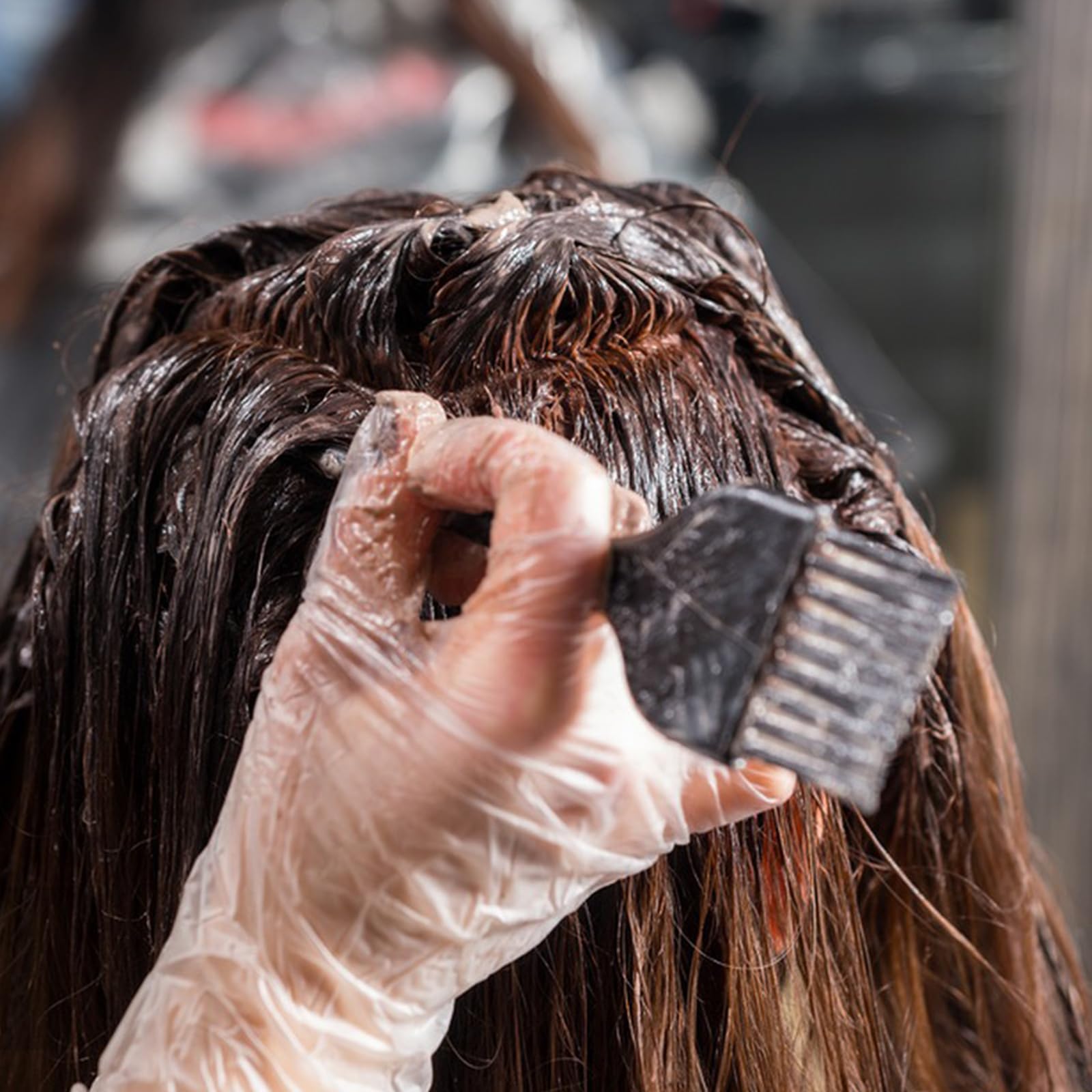 Bremorou black hair dye brushes set for home use