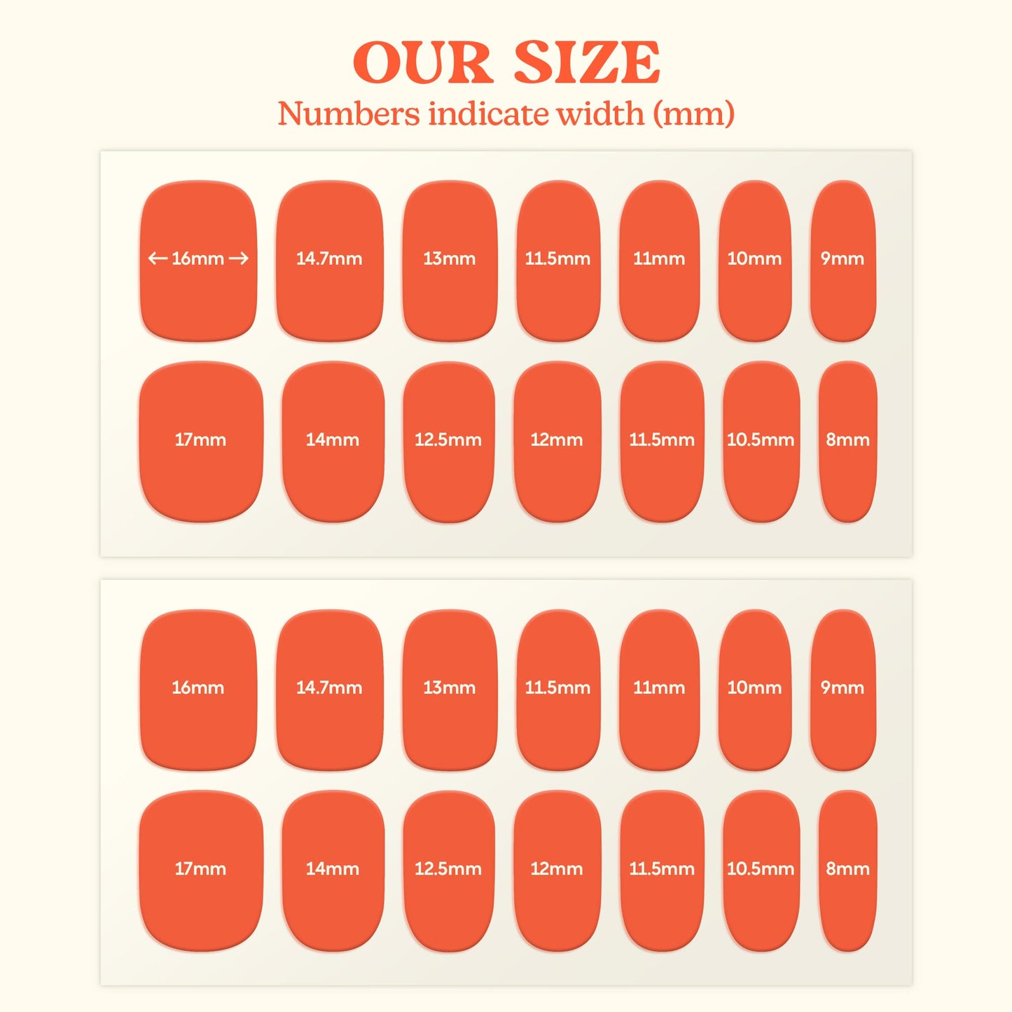 Final look of Heyhae Bubble Blush gel manicure on model