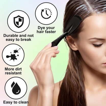 Professional hair highlight brush set with ergonomic handles