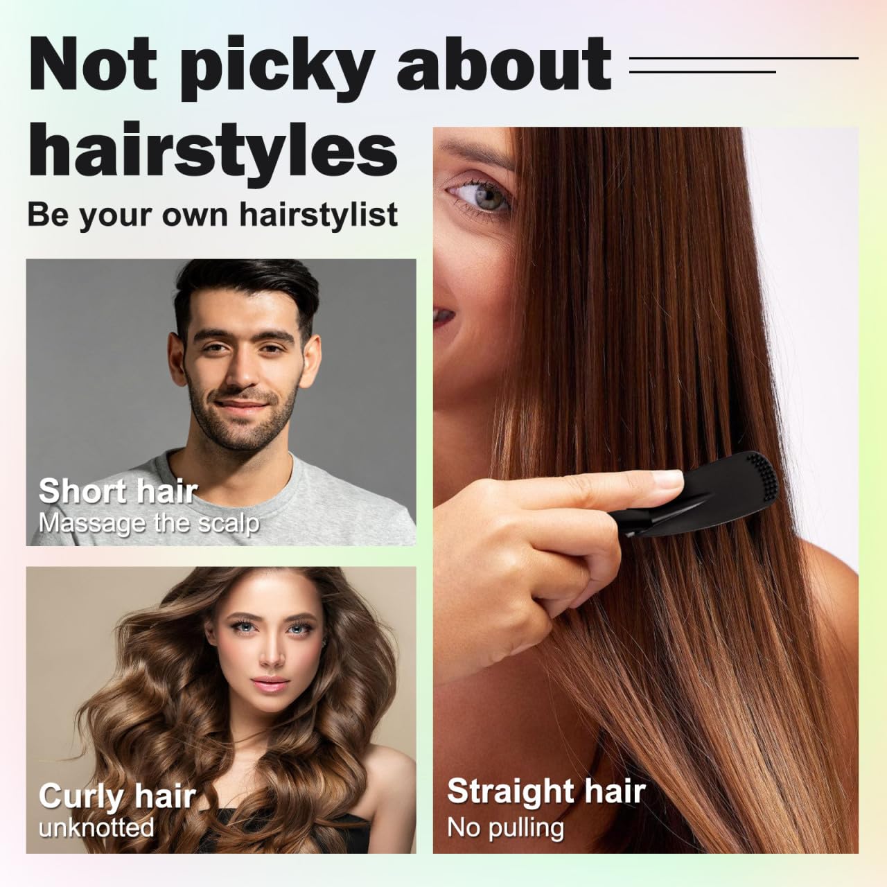 Hair sectioning combs and dye brushes from Kesyoo
