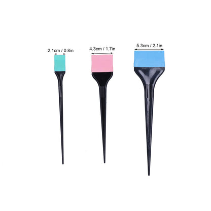 Close up of soft silicone bristles on Zjchao applicator brushes