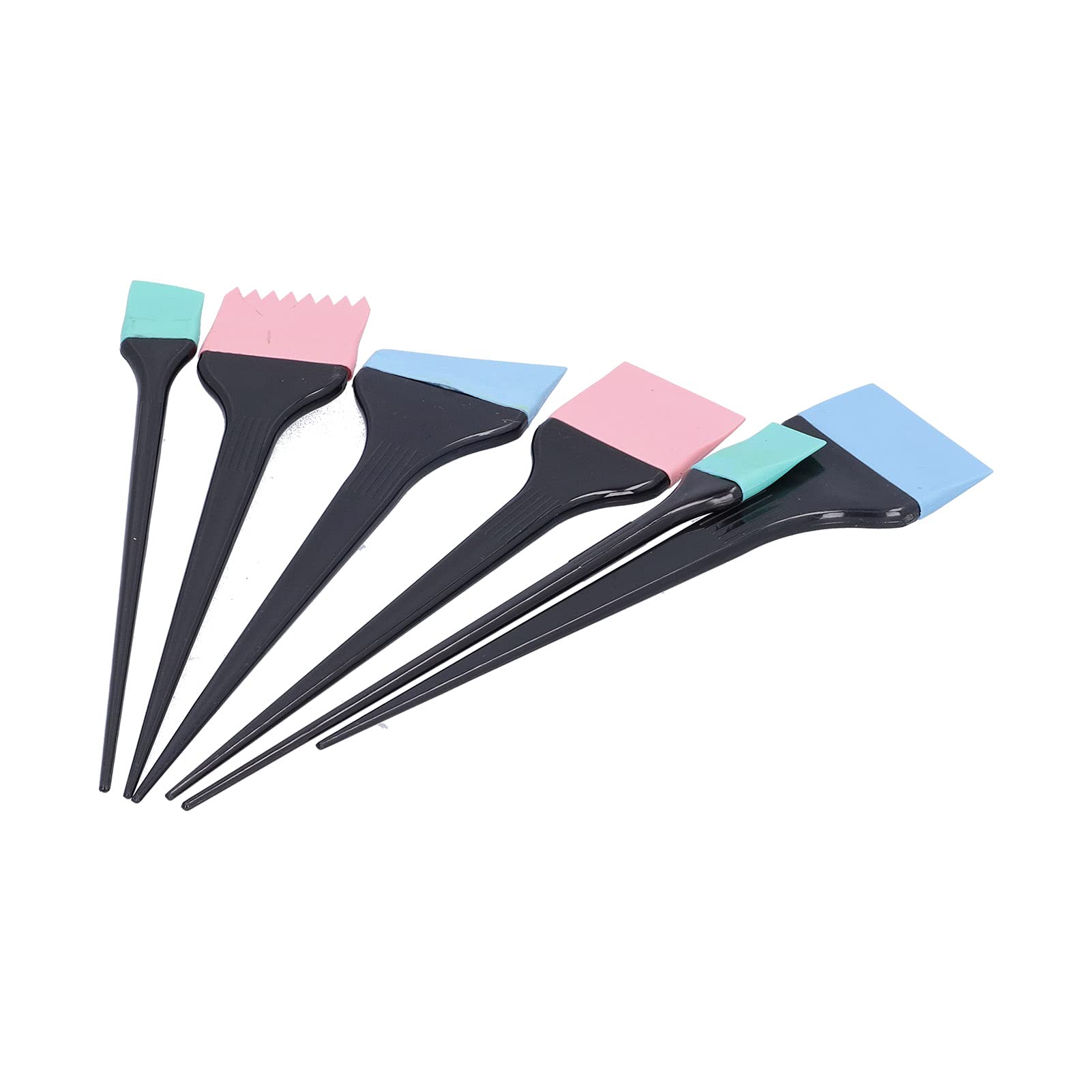 Clean and organized Zjchao 6 piece silicone brush kit for hair