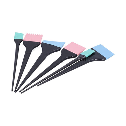 Clean and organized Zjchao 6 piece silicone brush kit for hair