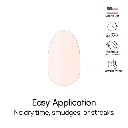Color Street Ballet Blush nail strips creme texture detail