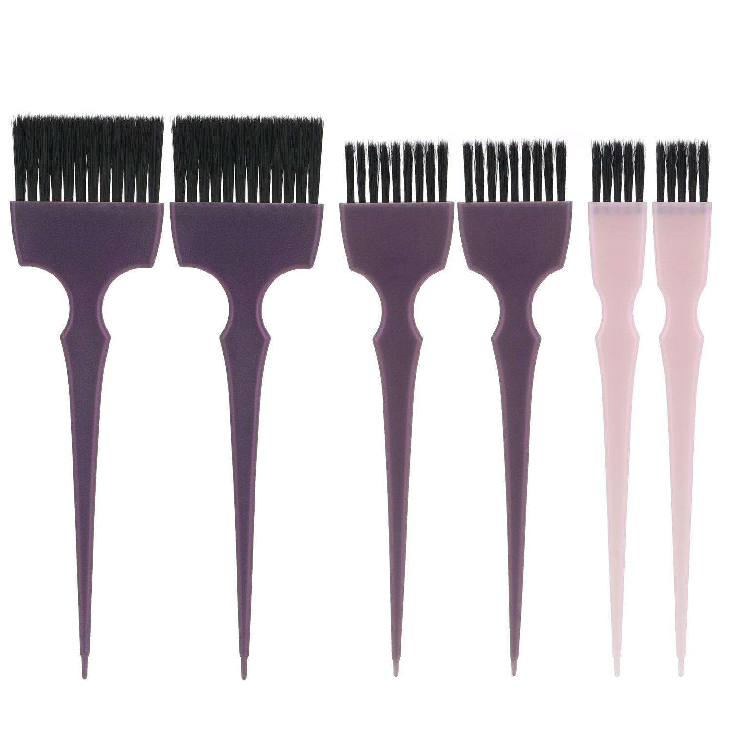 Segbeauty hair color applicator brushes showing different sizes