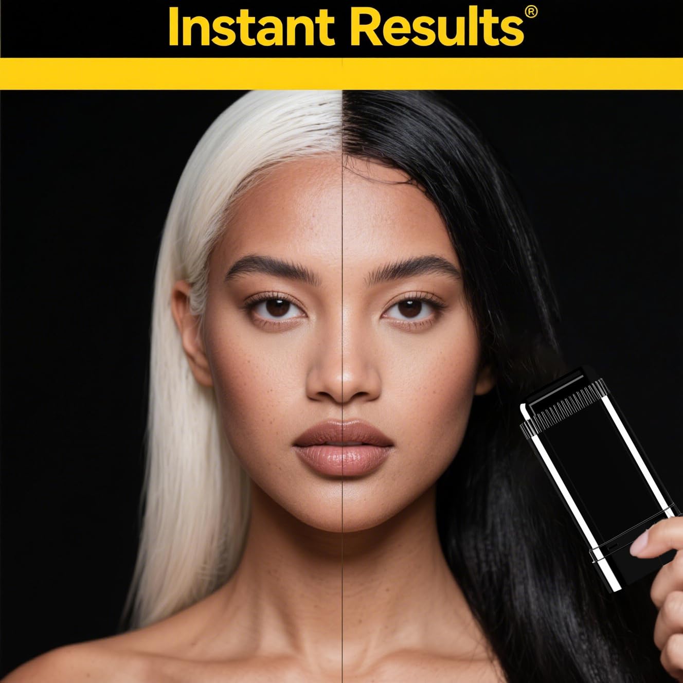 Vienflona coffee hair color swatch result