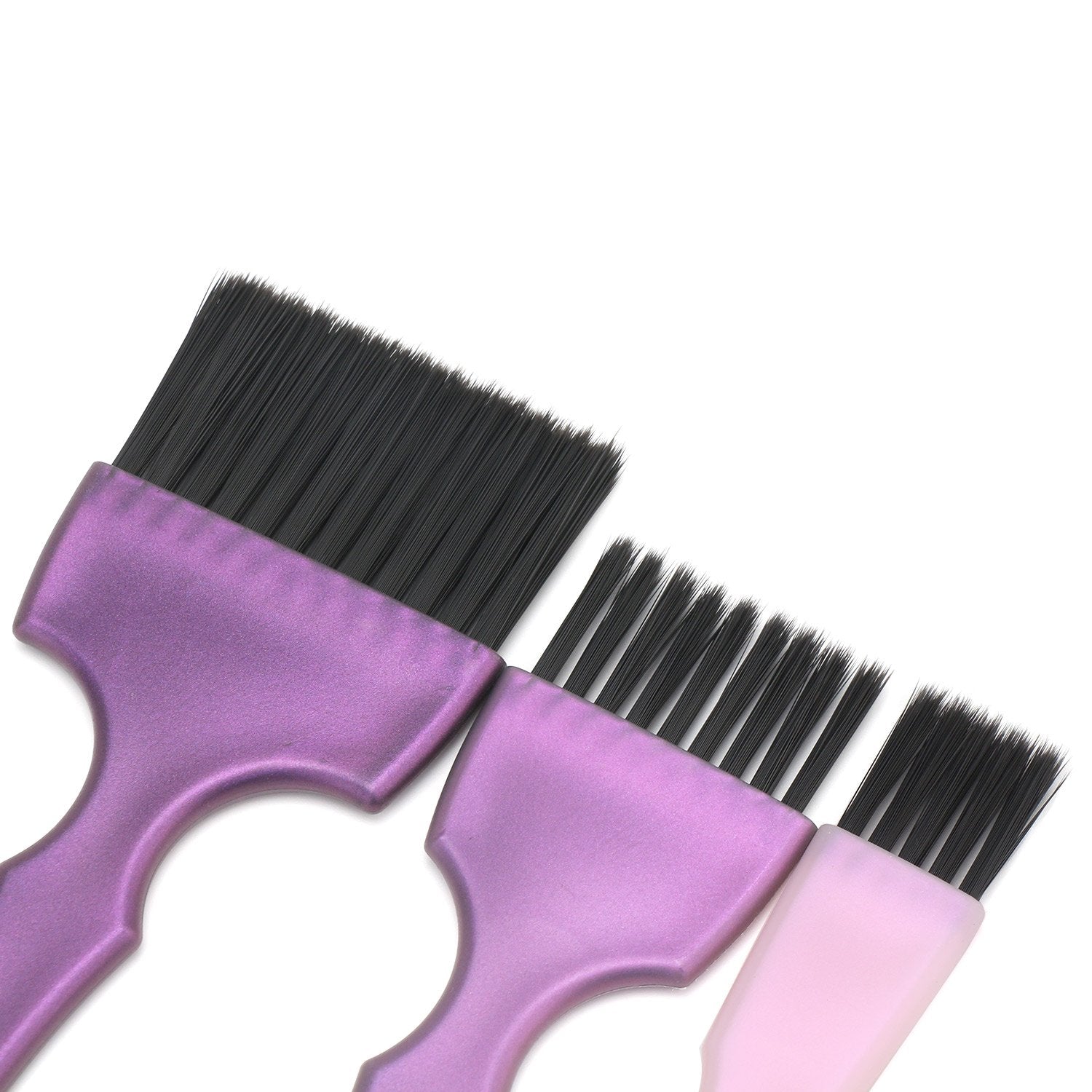 Set of six Segbeauty hairdressing brushes for salon use