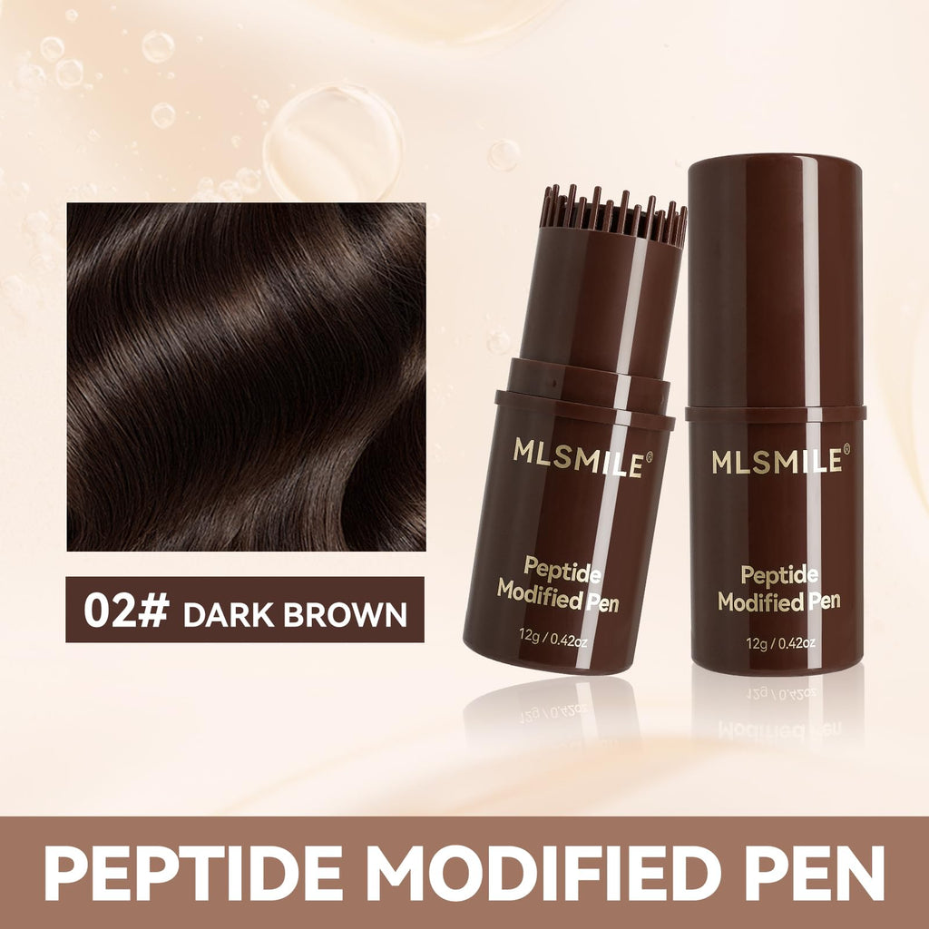 Close up of the dual brush and comb applicator tip