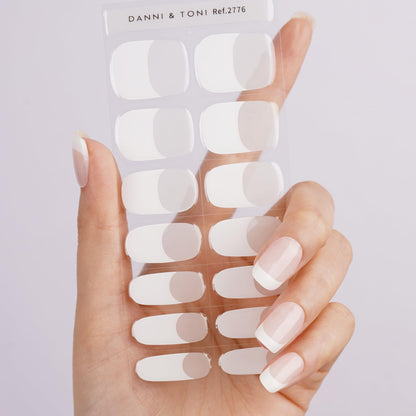 Professional French manicure using Danni & Toni strips