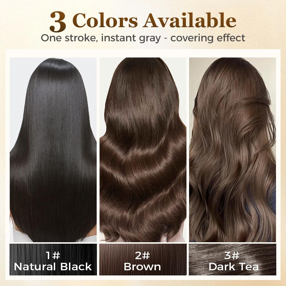 Hair dye stick for men and women gray coverage