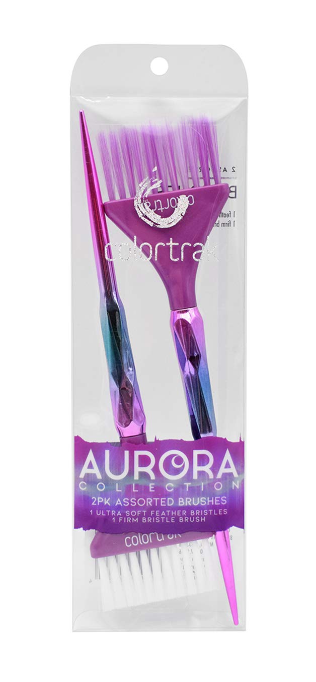 Professional salon hair brushes tapered end detail