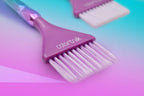 Two pack hair coloring brushes for professional use
