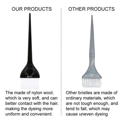 Professional hair dye brush kit for salon and home use